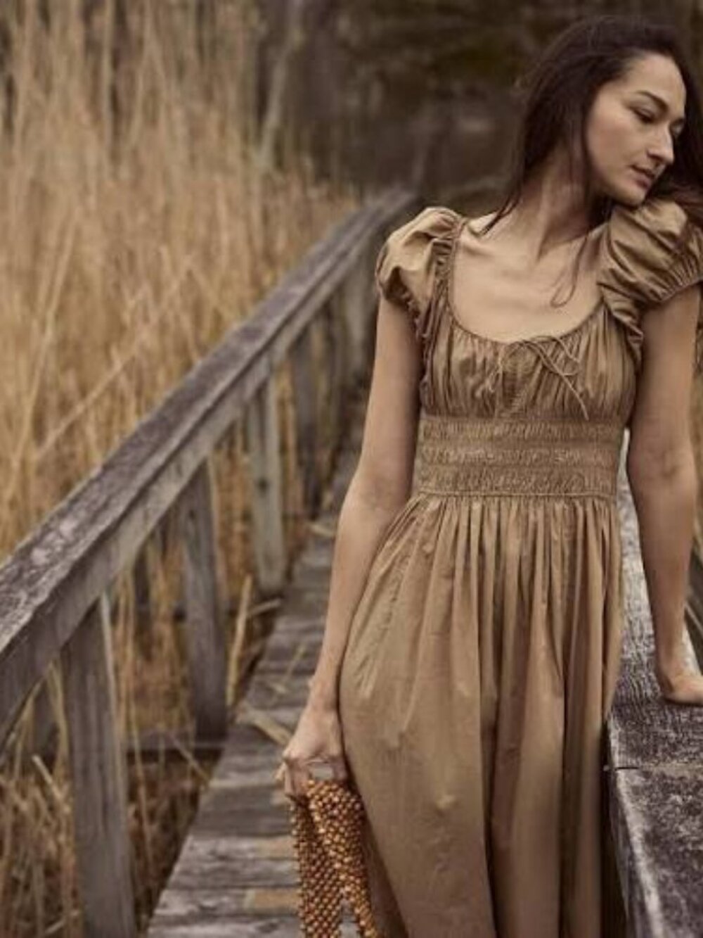 EUC DÔEN Quinn Dress (Prairie Sand, XS)